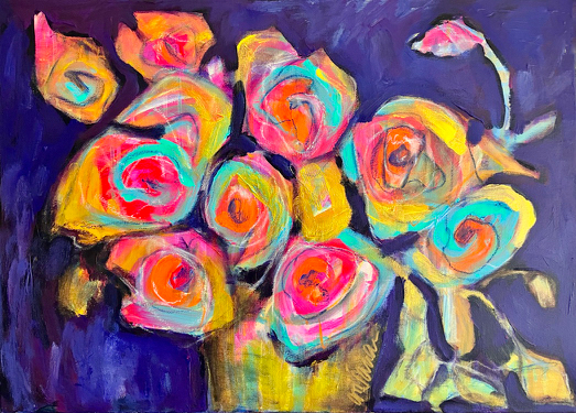 Flowery – 70 x 50, 1/2023 MT